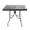 Outdoor Seating - Steel Slat Table 36 x 36 - Image 3