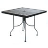 Outdoor Seating - Steel Slat Table 36 x 36